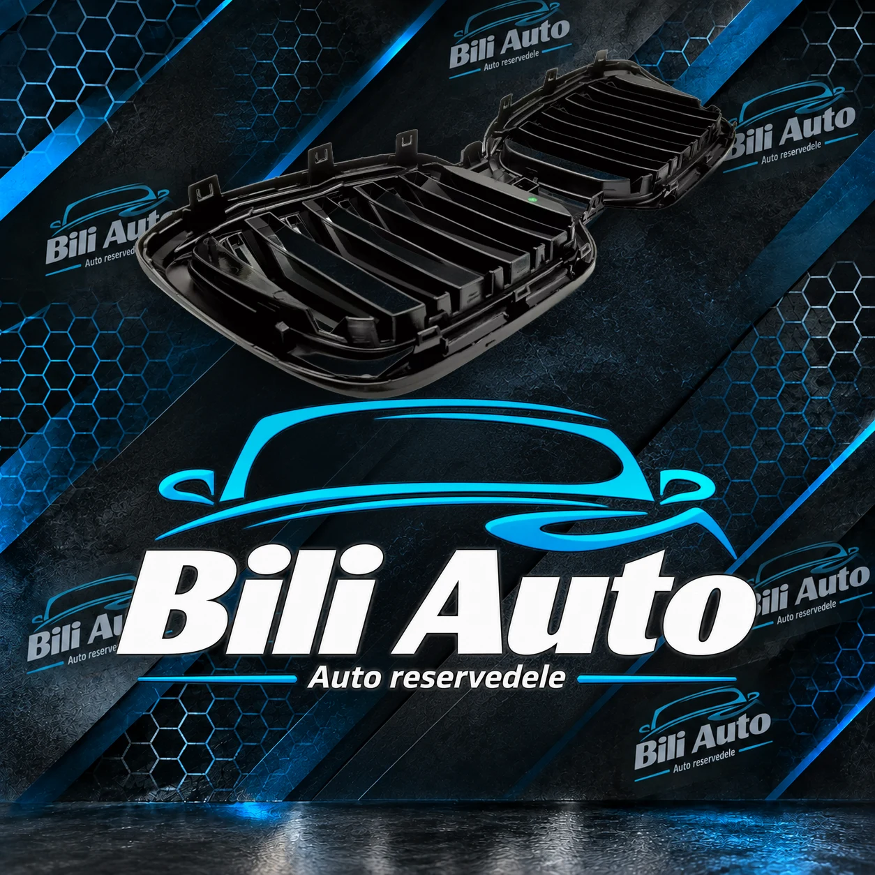 Grill nyrer BMW X3 G01 X4 G02 2021+ blank sort M-pakke - Billede 6