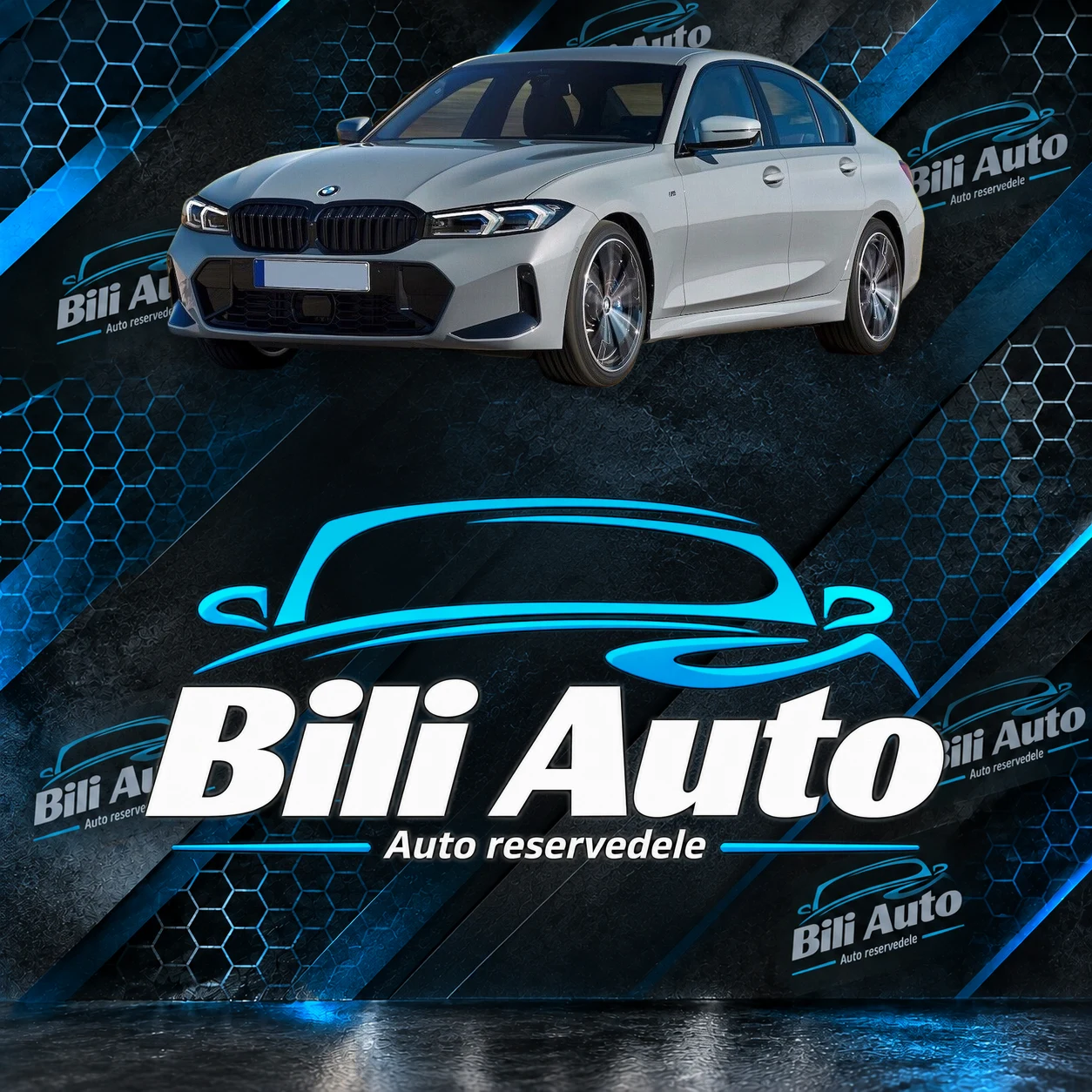 Grill dobbeltnyrer BMW 3 G20 G21 LCI 2022-2025 - Billede 4