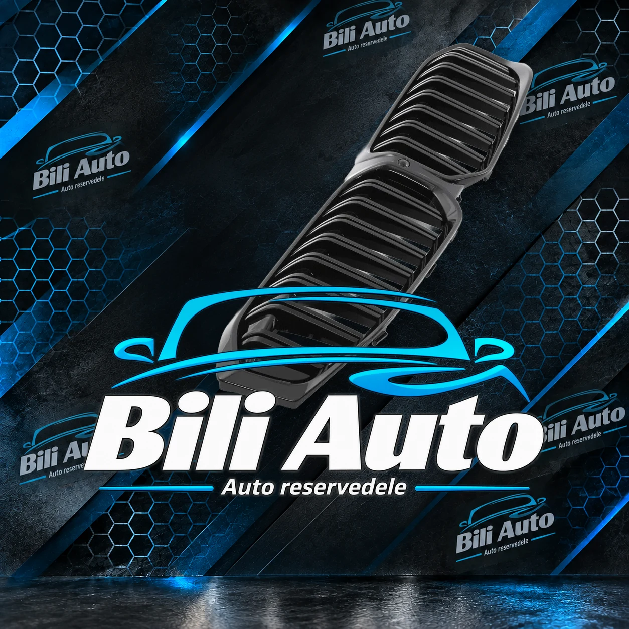 Grill nyrer BMW 3 G20 G21 facelift M-Performance 2022- blank sort - Billede 2