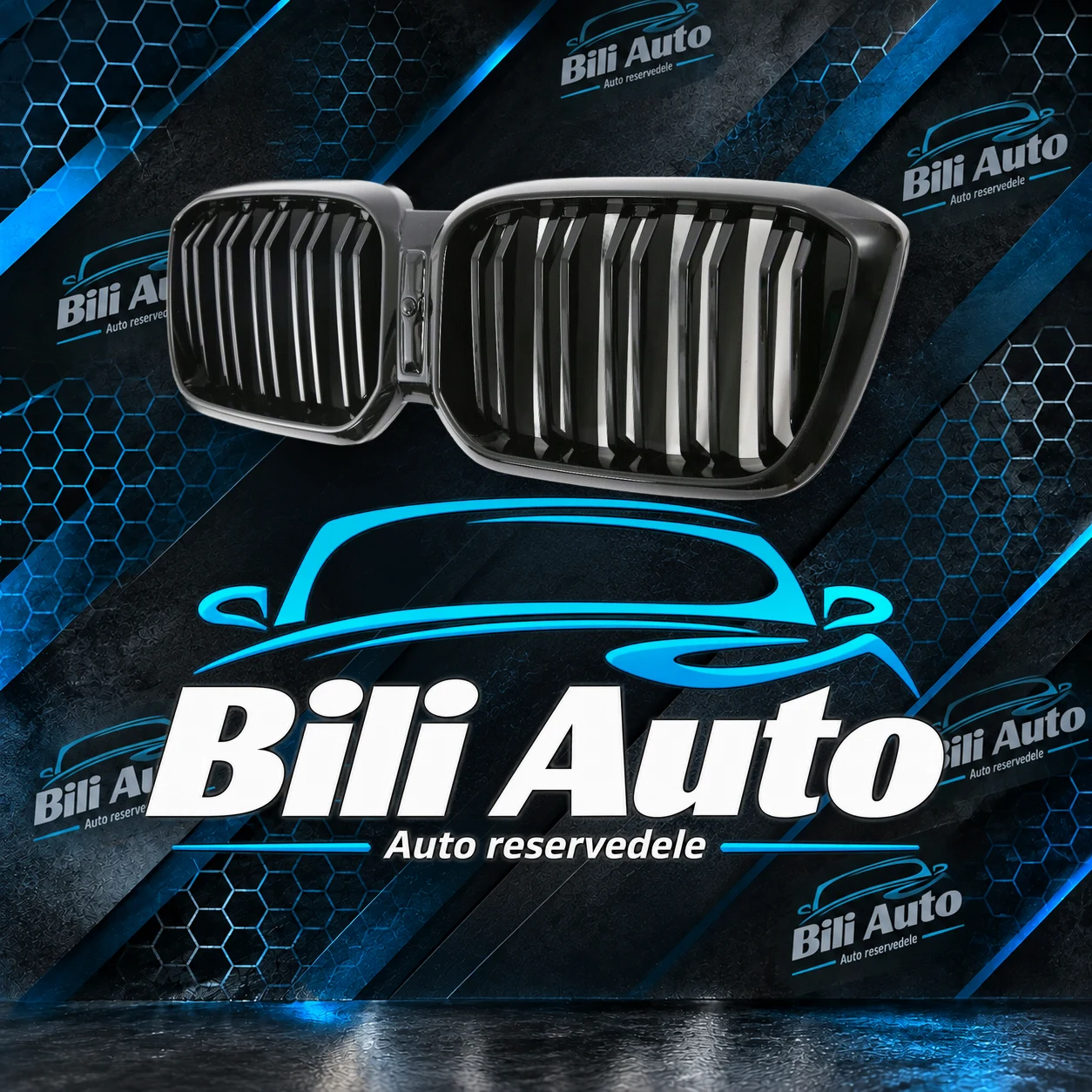 Grill nyrer BMW X3 G01 X4 G02 LCI blank sort - Billede 2