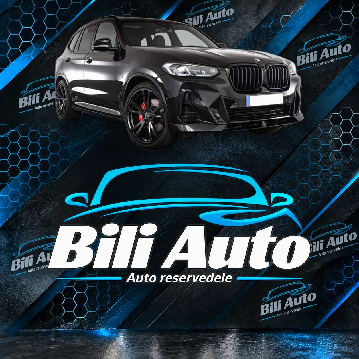 Grill nyrer BMW X3 G01 X4 G02 LCI blank sort - Billede 3