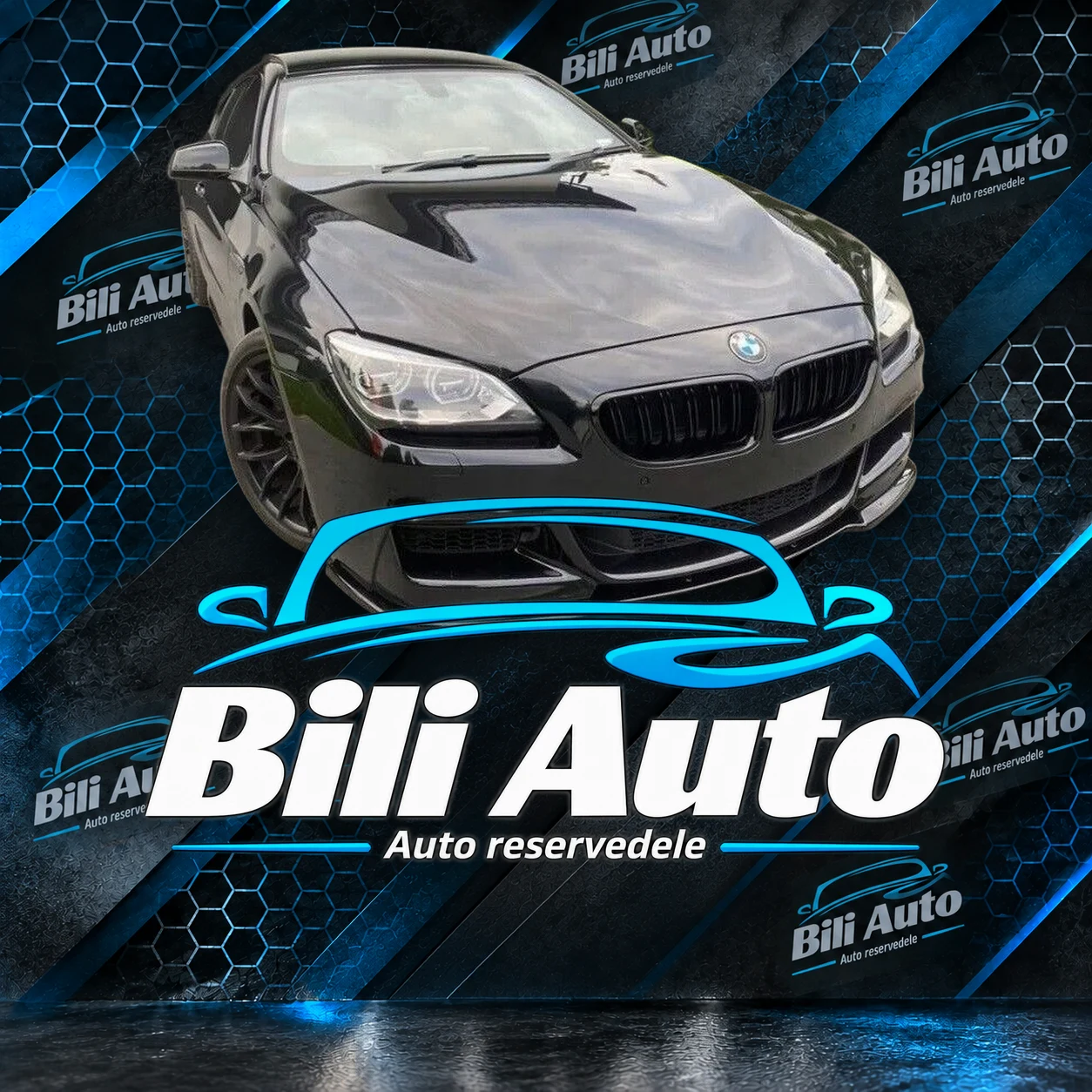 Grill nyrer BMW 6 F06 F12 F13 blank sort - Billede 2
