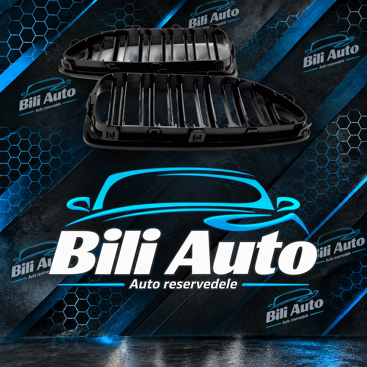 Grill nyrer BMW 6 F06 F12 F13 blank sort - Billede 5