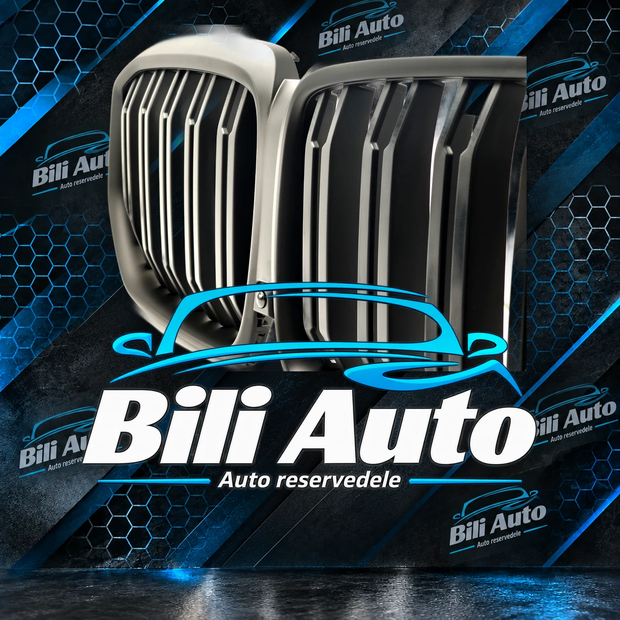 Grill nyrer BMW X5 G05 LCI mat sort - Billede 5