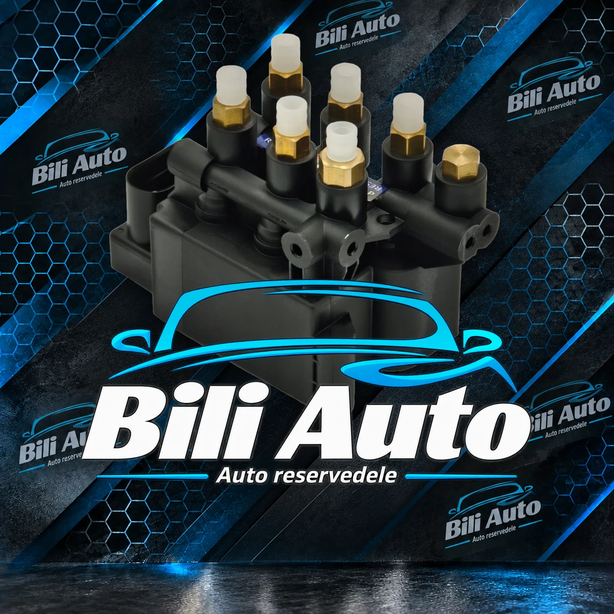 Ventilblok luftkompressor BMW 7 G11 G12 7-udgange - Billede 2