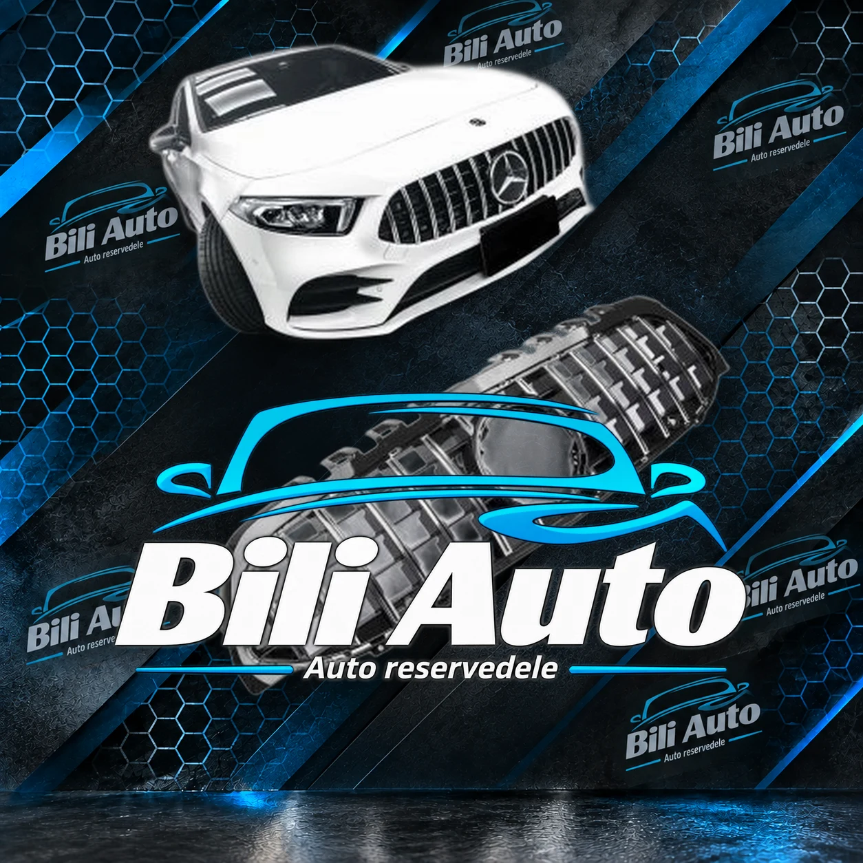 Grill Mercedes A-klasse W177 V177 Panamericana AMG GT krom