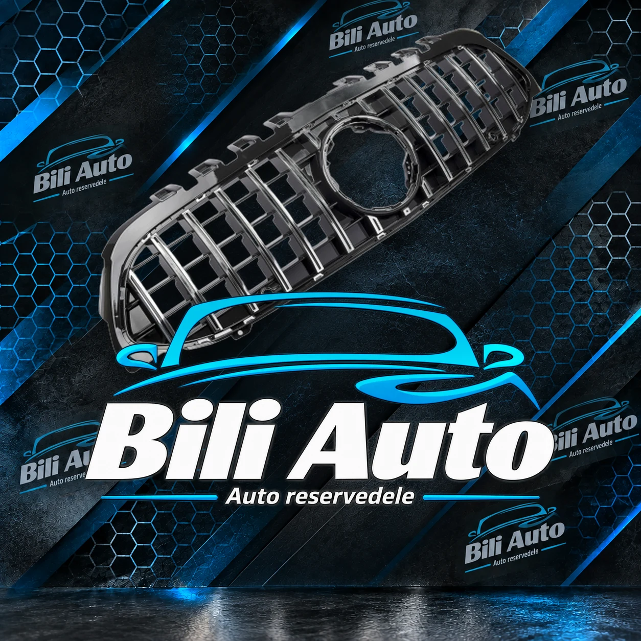 Grill Mercedes A-klasse W177 V177 Panamericana AMG GT krom - Billede 2