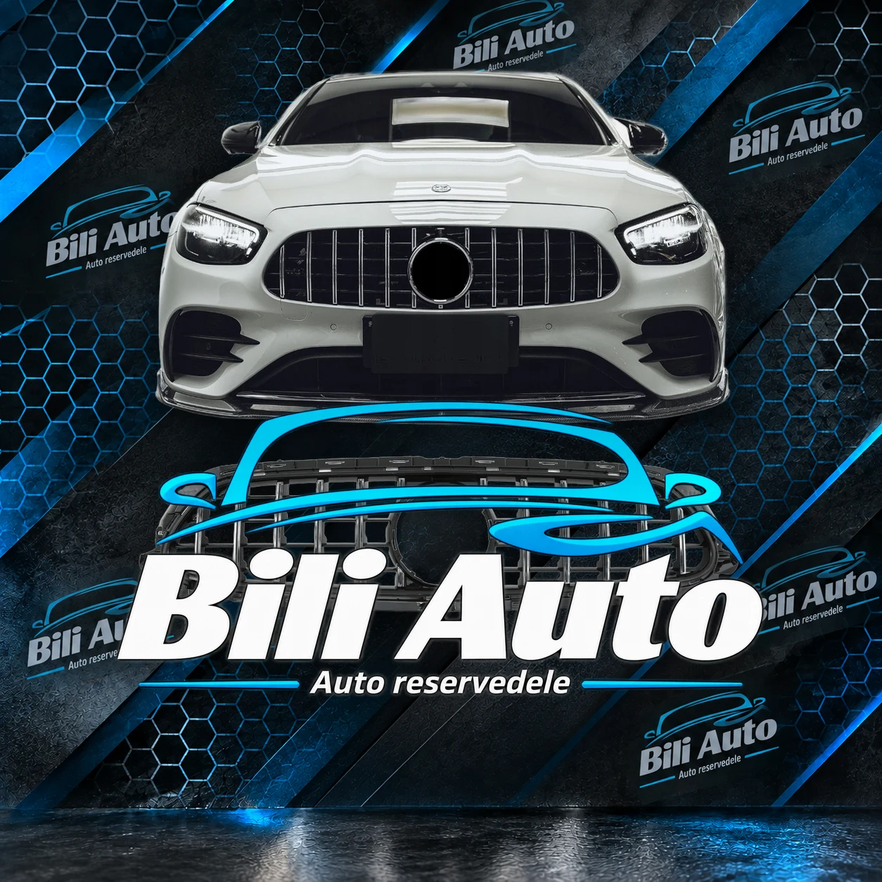 Grill Mercedes E-klasse W213 facelift AMG GT Panamericana krom