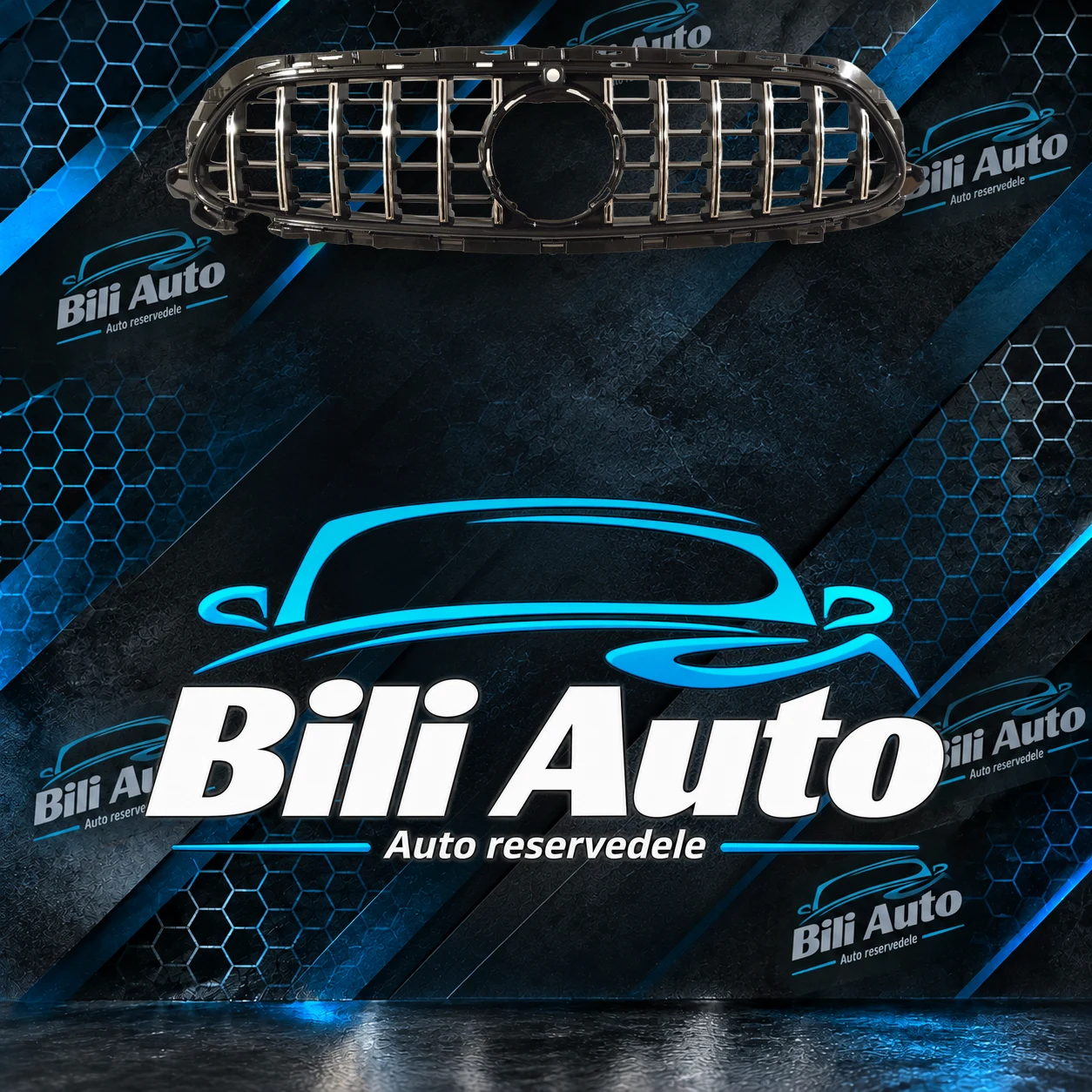 Grill Mercedes E-klasse W213 facelift AMG GT Panamericana krom - Billede 3
