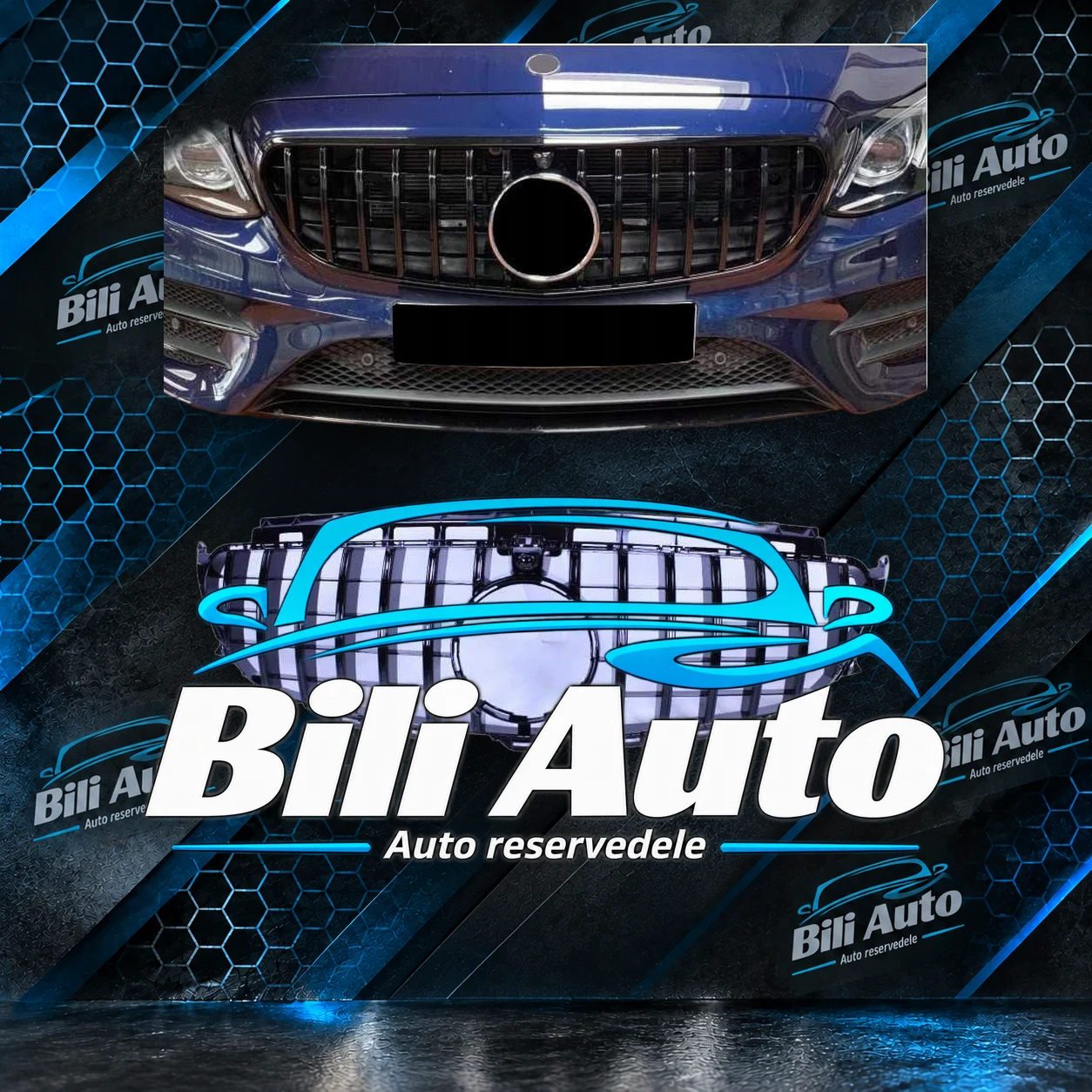Grill Mercedes E-klasse W213, C238, W238 E63 AMG Look GTR - Billede 6