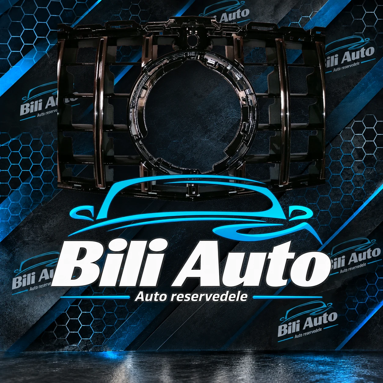 Grill Mercedes C-klasse W205 C205 Panamericana AMG GT krom - Billede 4