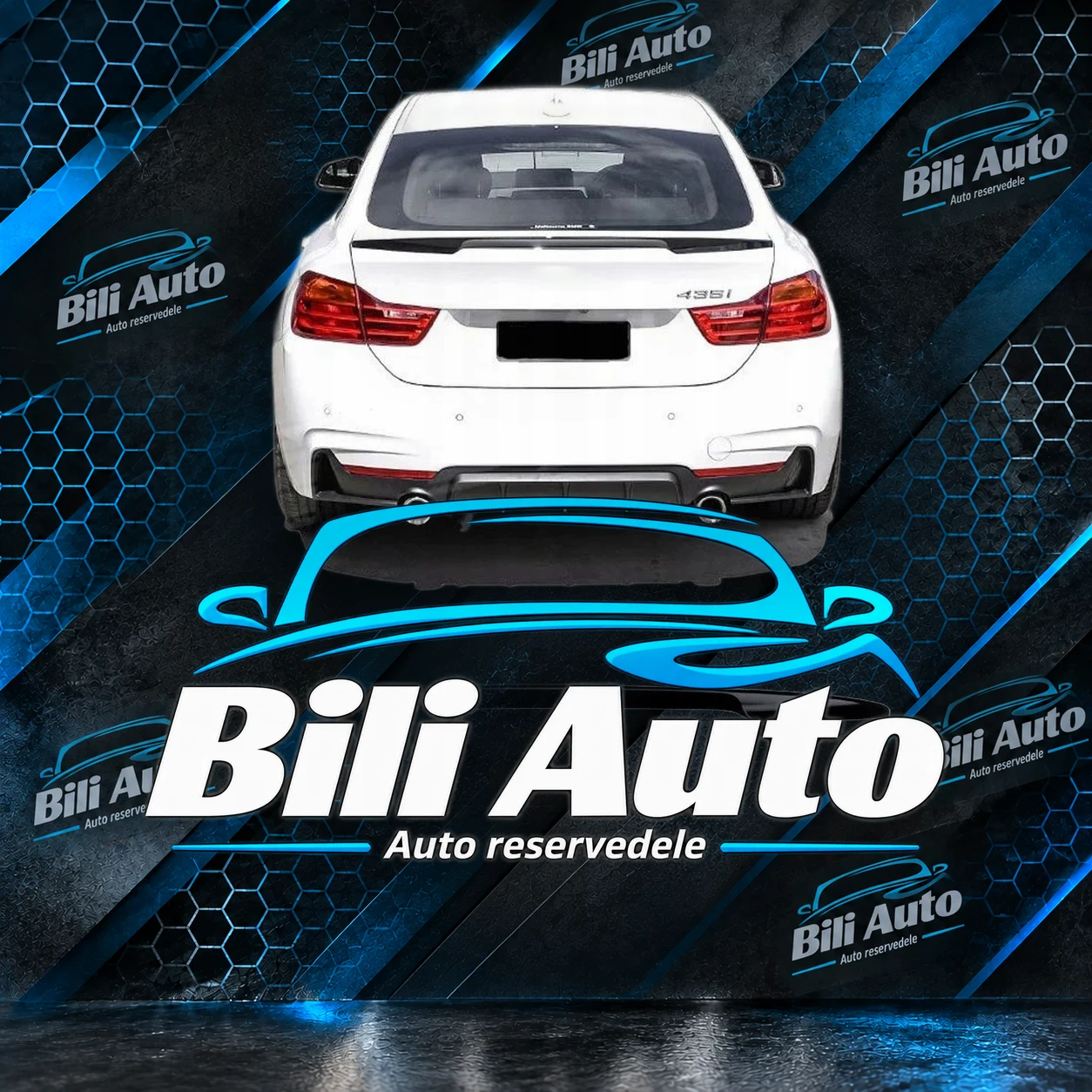 Hækspoiler BMW Serie 4 F36 blank sort