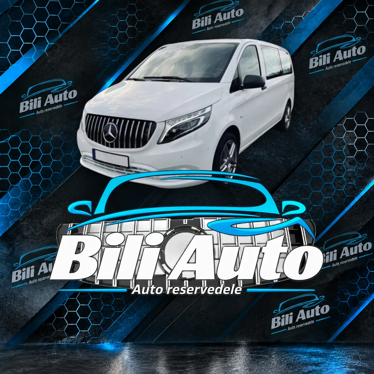 Grill Mercedes Vito W447 Panamericana AMG GT facelift 2020+