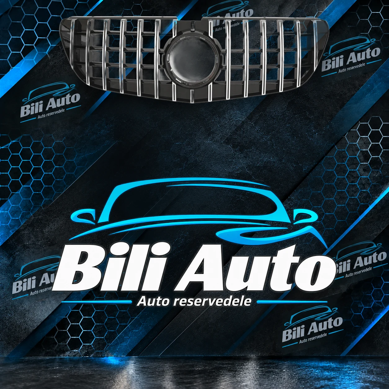 Grill Mercedes Vito W447 Panamericana AMG krom - Billede 2