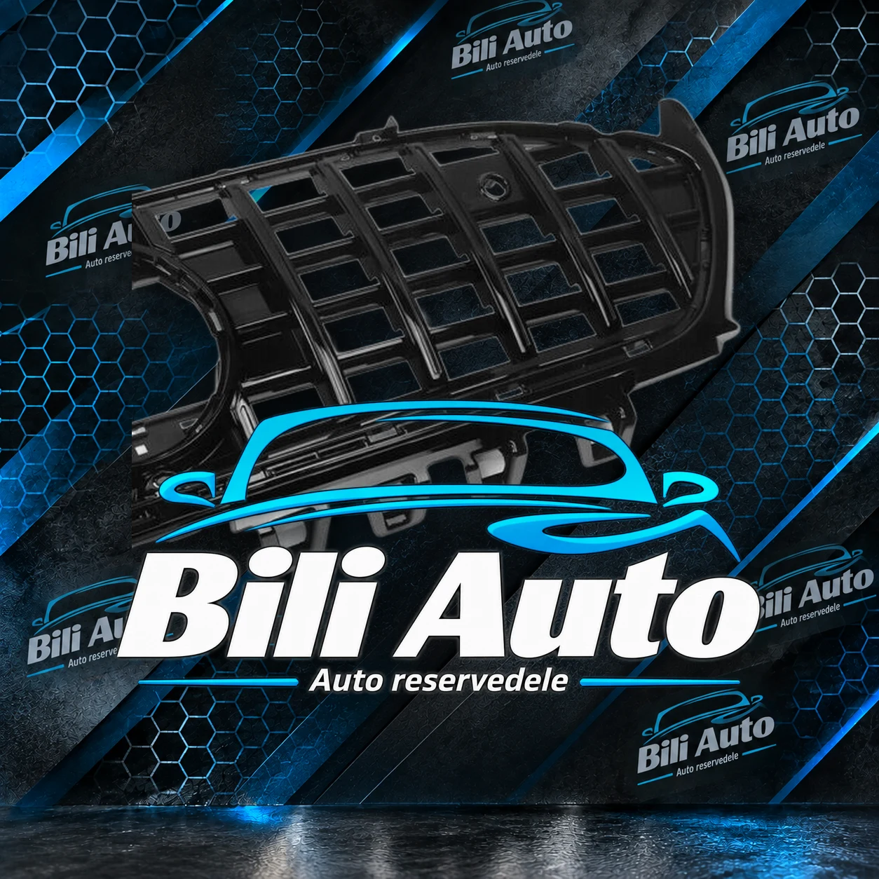 Grill Mercedes CLA W118 C118 X118 Panamericana AMG blank sort - Billede 4