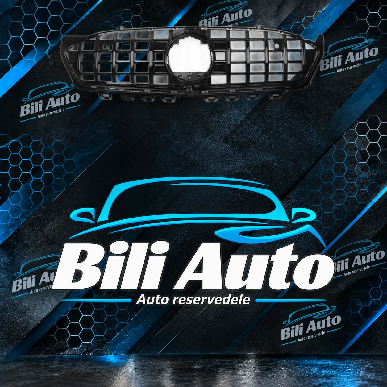 Grill Mercedes CLA W118 C118 X118 Panamericana AMG blank sort - Billede 5