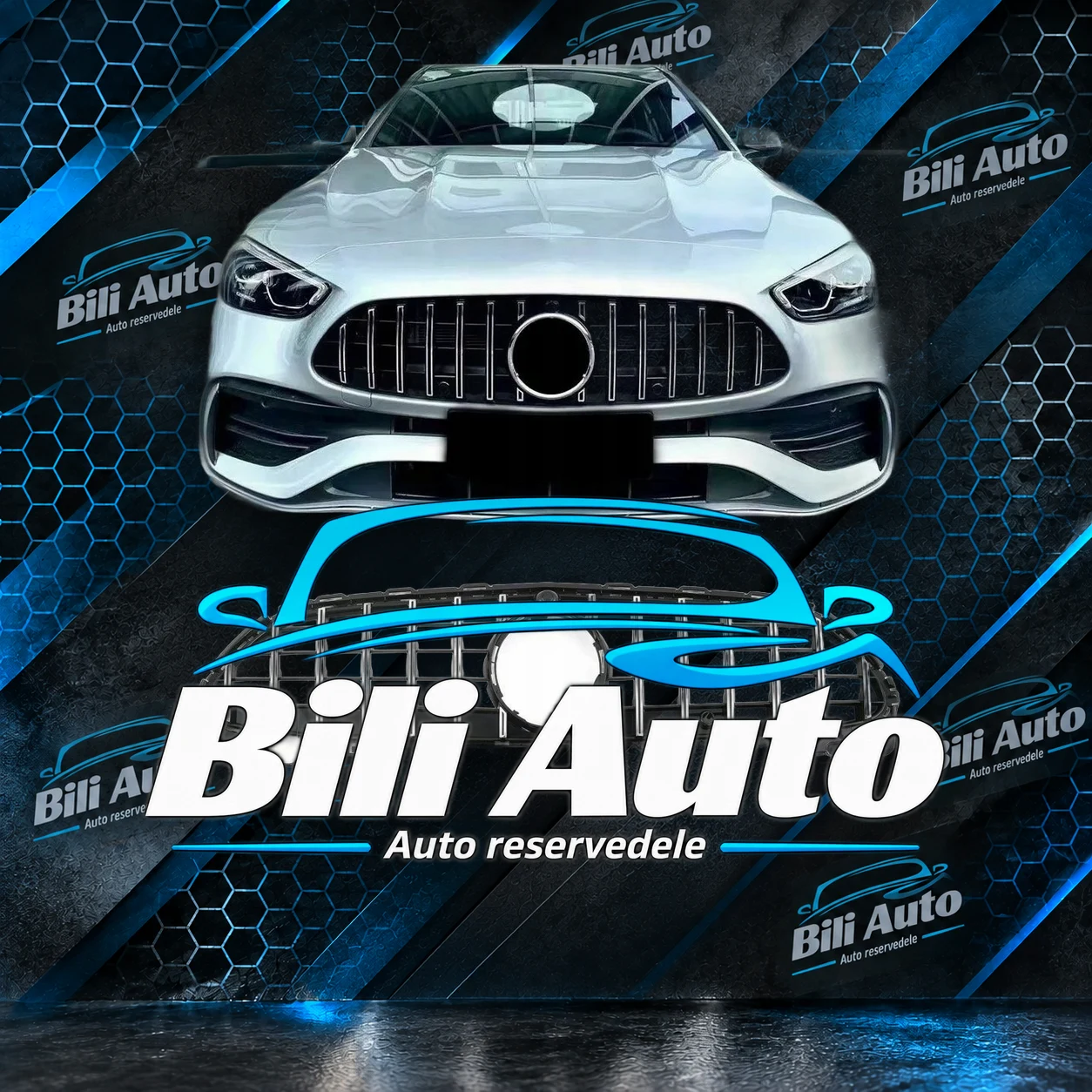 Grill Mercedes C-klasse W206 S206 AMG Panamericana krom