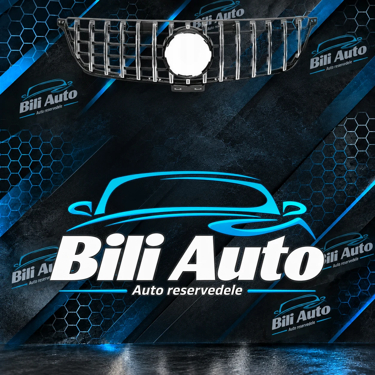 Grill Mercedes ML W166 2011-2015 Panamericana AMG GT krom - Billede 2
