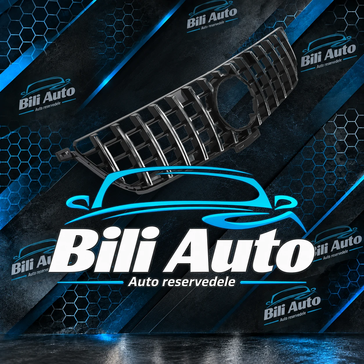 Grill Mercedes ML W166 2011-2015 Panamericana AMG GT krom - Billede 3