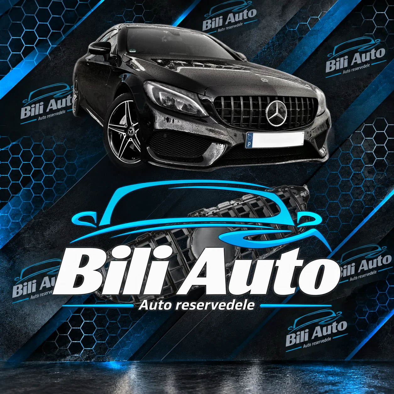 Grill Mercedes C-Klasse W205 S205 C205 Panamericana GT AMG