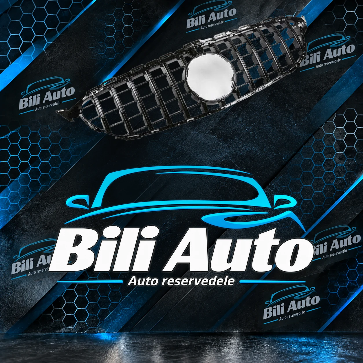 Grill Mercedes C-Klasse W205 S205 C205 Panamericana GT AMG - Billede 2