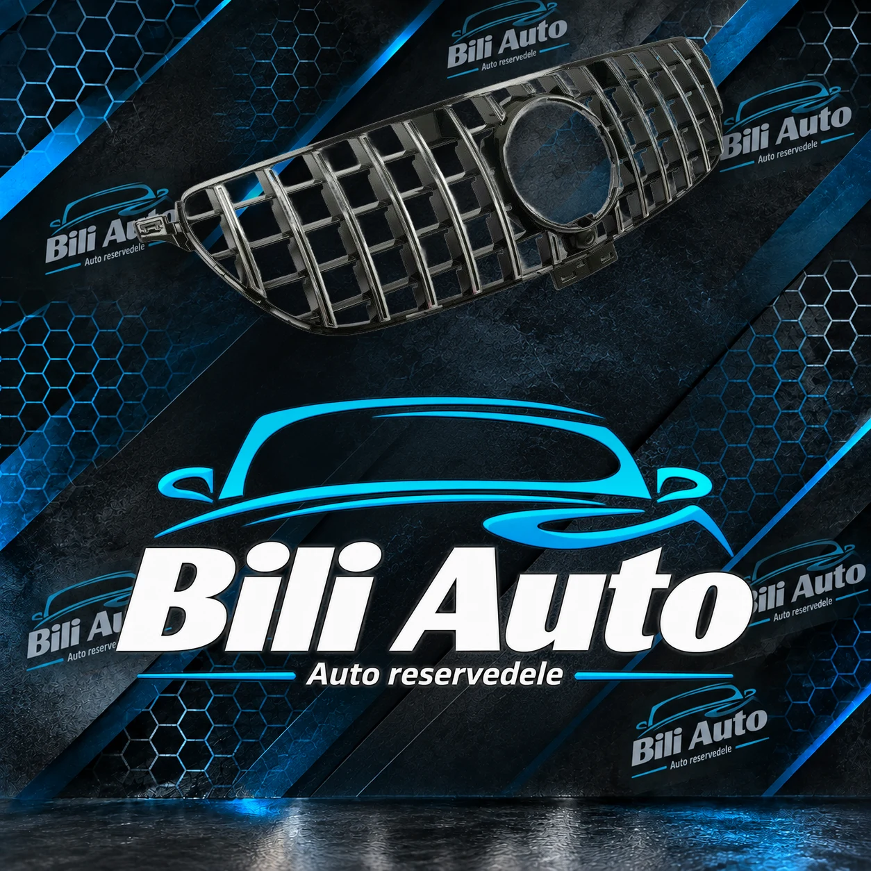 Grill Mercedes GLE Coupe W292 C292 Panamericana AMG GT 2015-2019 - Billede 2