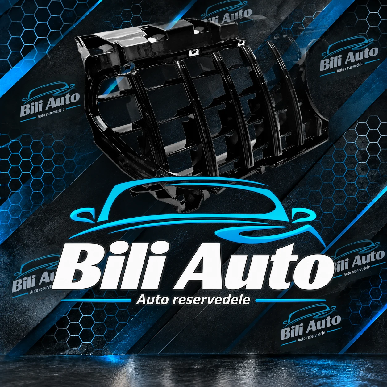 Grill Mercedes CLA W117 C117 X117 Panamericana AMG GT blank sort - Billede 4