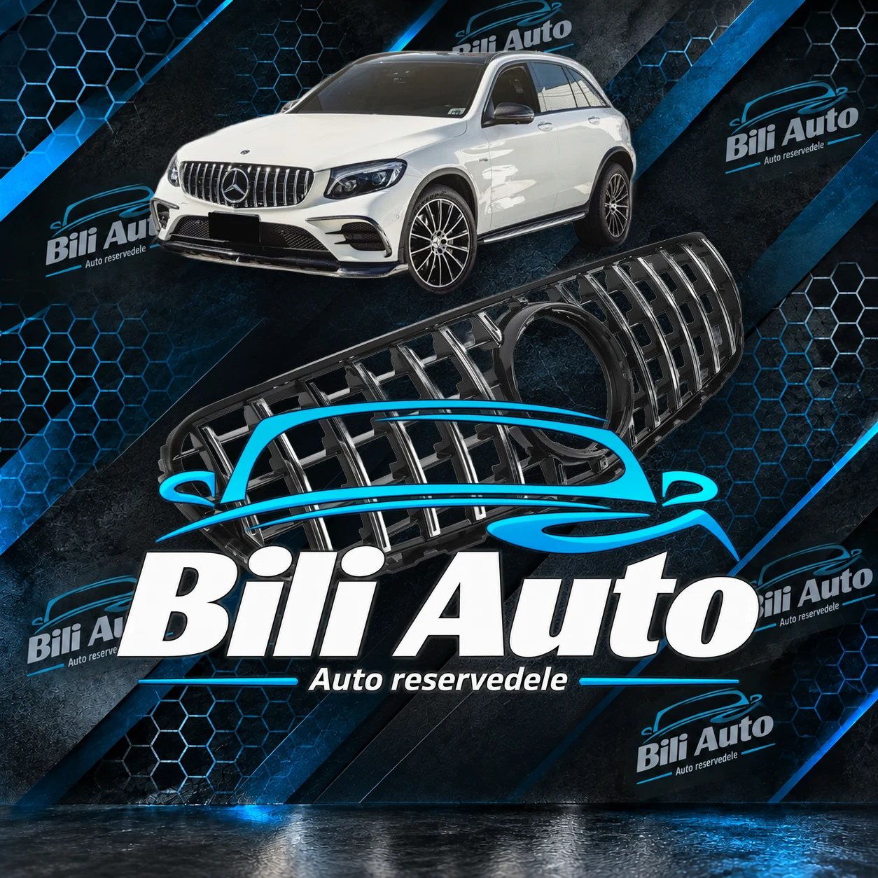 Grill Mercedes GLC X253 C253 Panamericana AMG krom