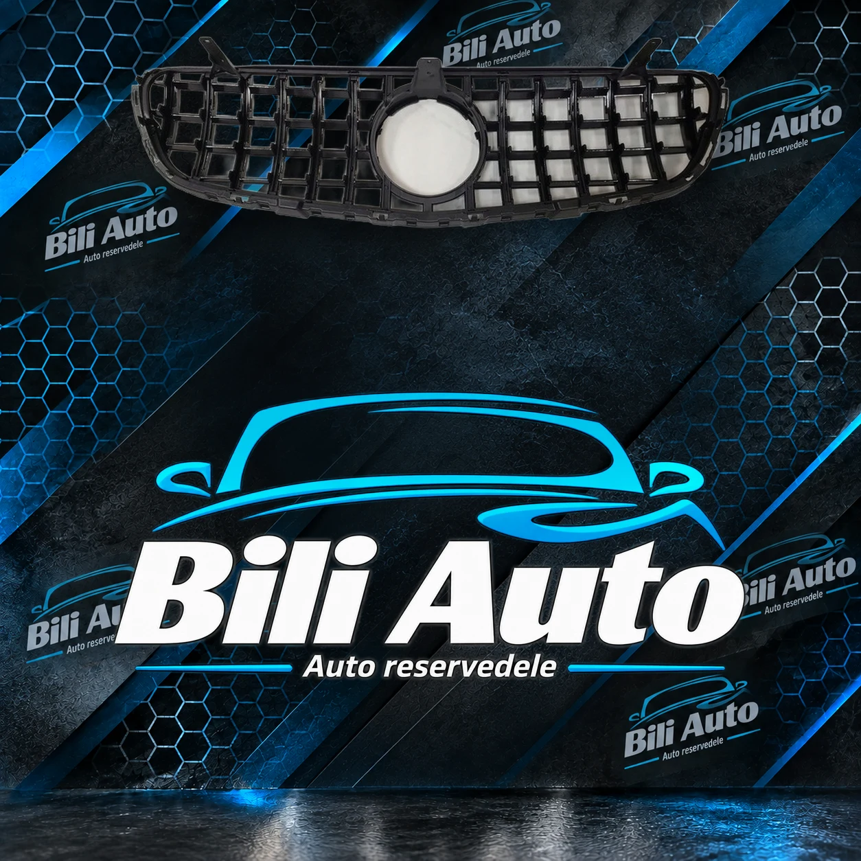 Grill Mercedes GLC X253 C253 Panamericana AMG krom - Billede 2