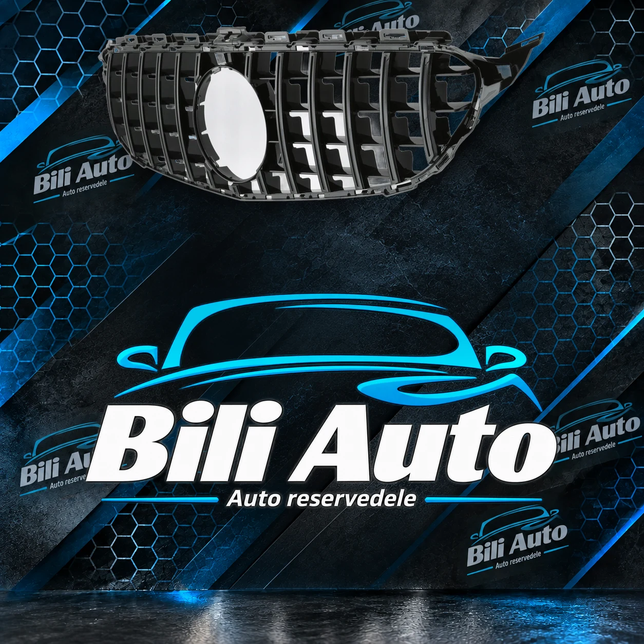 Grill Mercedes C-klasse W205 C205 S205 A205 Panamericana AMG GT - Billede 2
