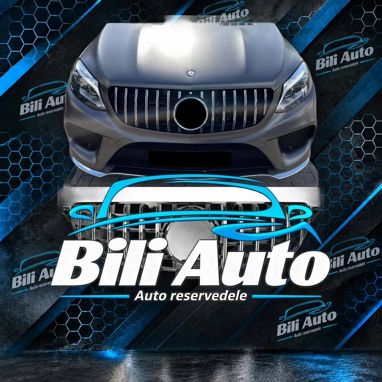 Grill Mercedes GLE W166 AMG GT Panamericana 2015-2019