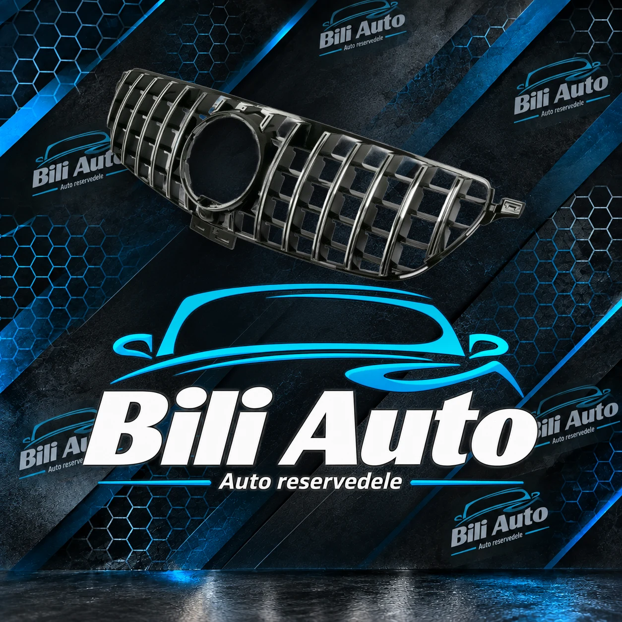 Grill Mercedes GLE W166 AMG GT Panamericana 2015-2019 - Billede 2
