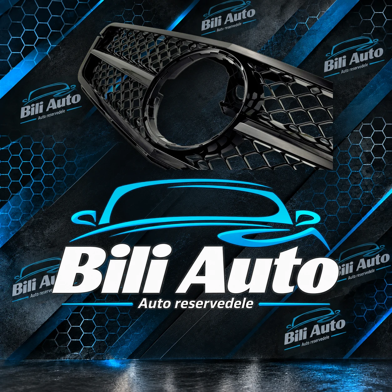 Grill Mercedes C-klasse W204 C204 Coupe AMG 2007-2014 - Billede 2