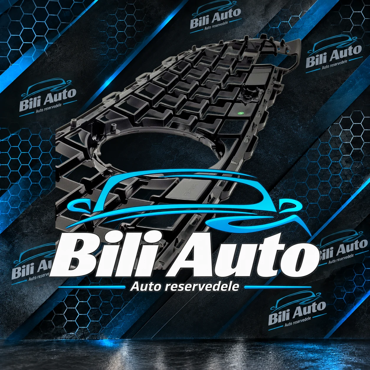 Grill Mercedes C W206 S206 AMG Panamericana blank sort - Billede 2