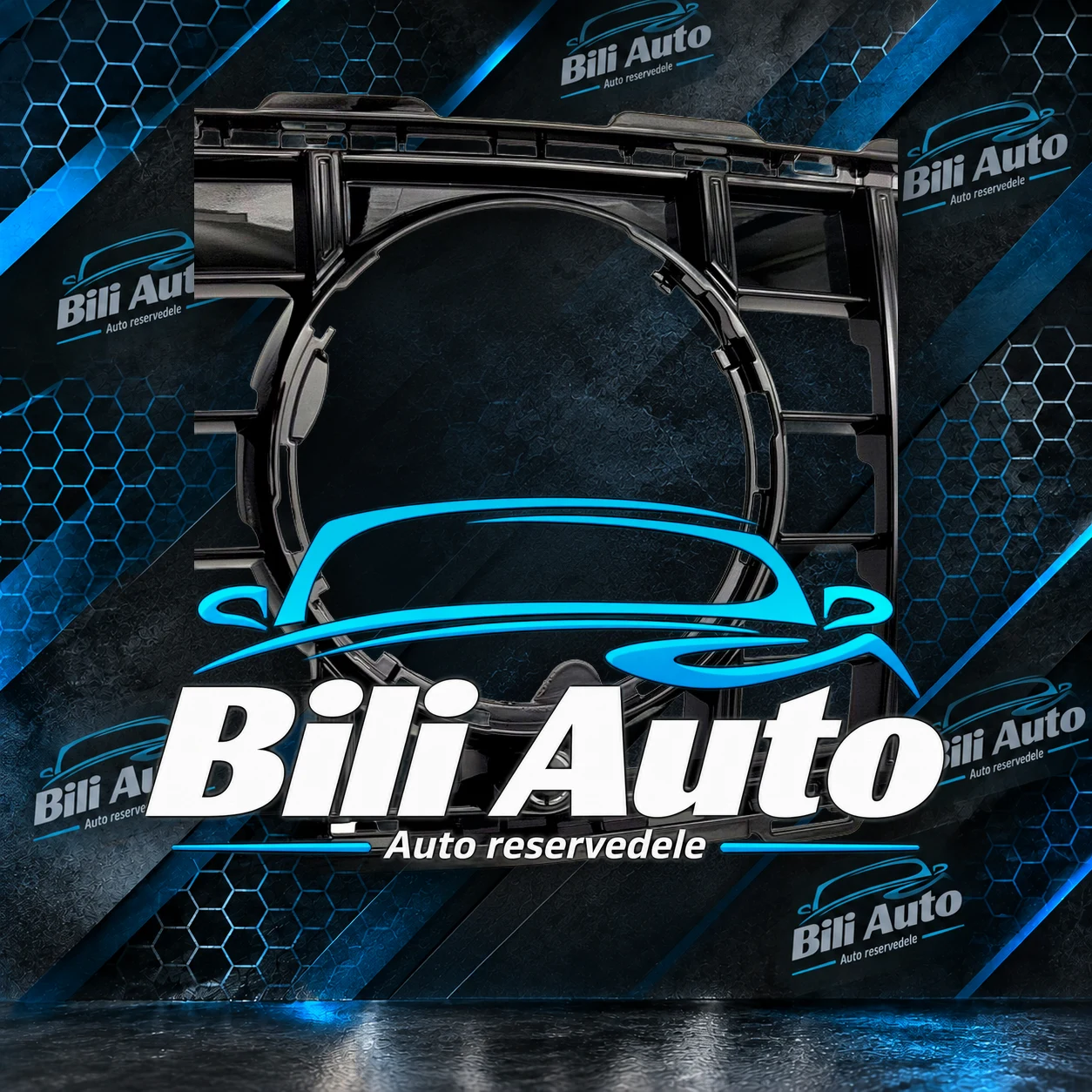 Grill Mercedes C W206 S206 AMG Panamericana blank sort - Billede 4