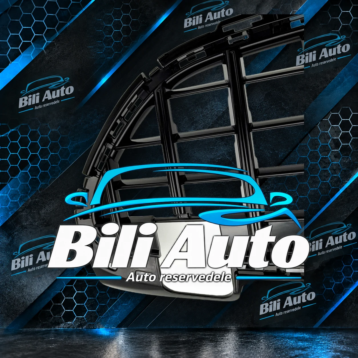 Grill Mercedes C W206 S206 AMG Panamericana blank sort - Billede 5
