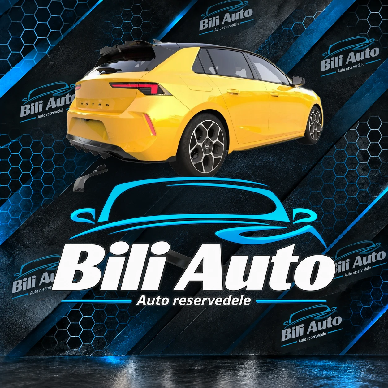 Diffuserindsats bagkofanger Opel Astra L Hatchback