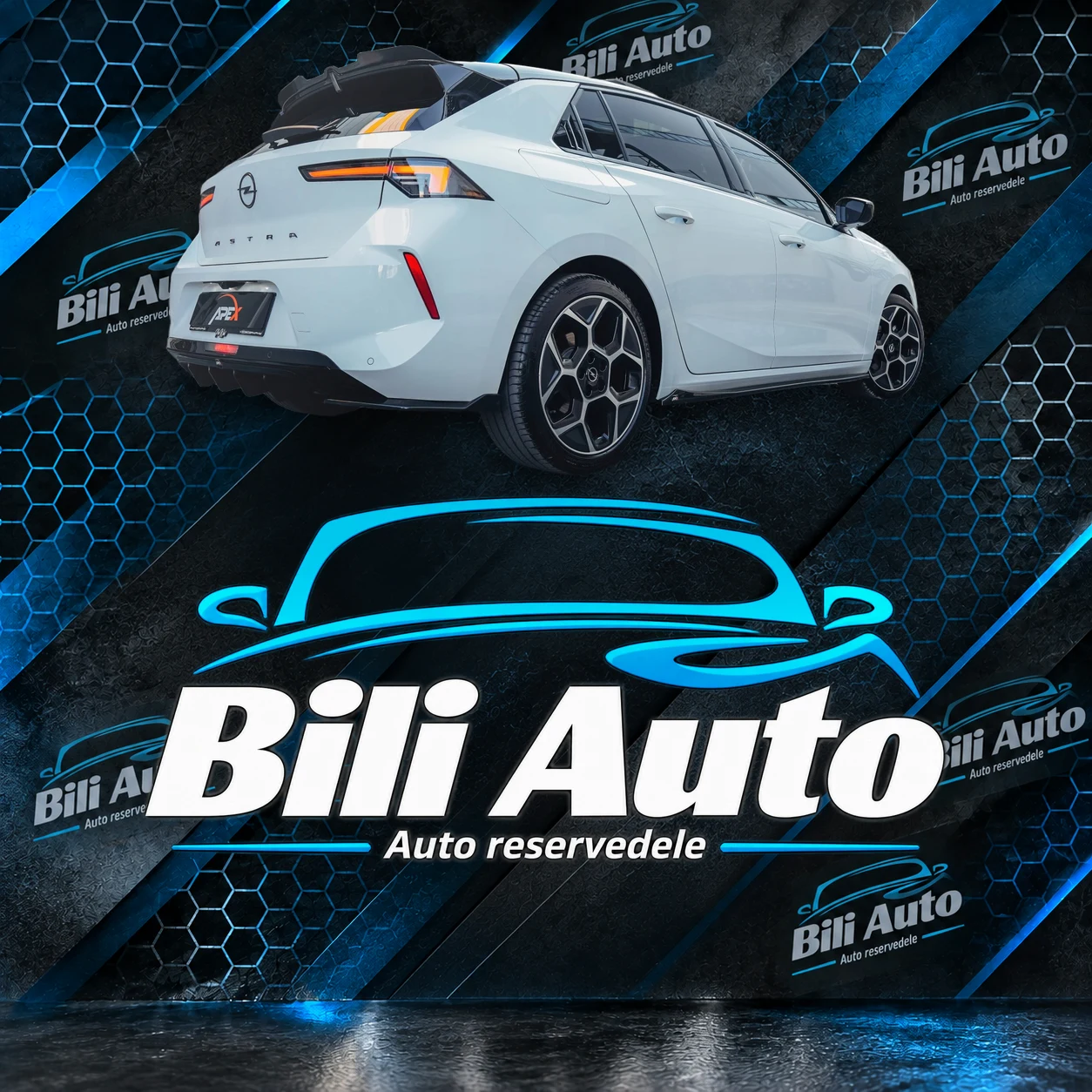 Diffuserindsats bagkofanger Opel Astra L Hatchback - Billede 2