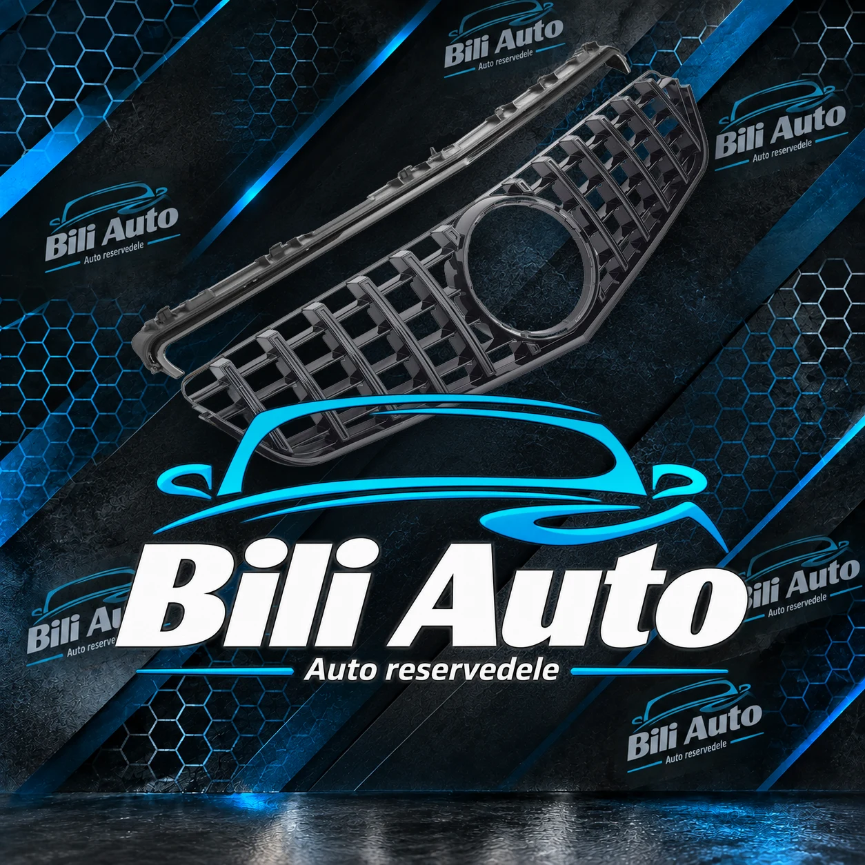 Grill Mercedes W207 C207 Coupe Cabrio Panamericana AMG - Billede 2