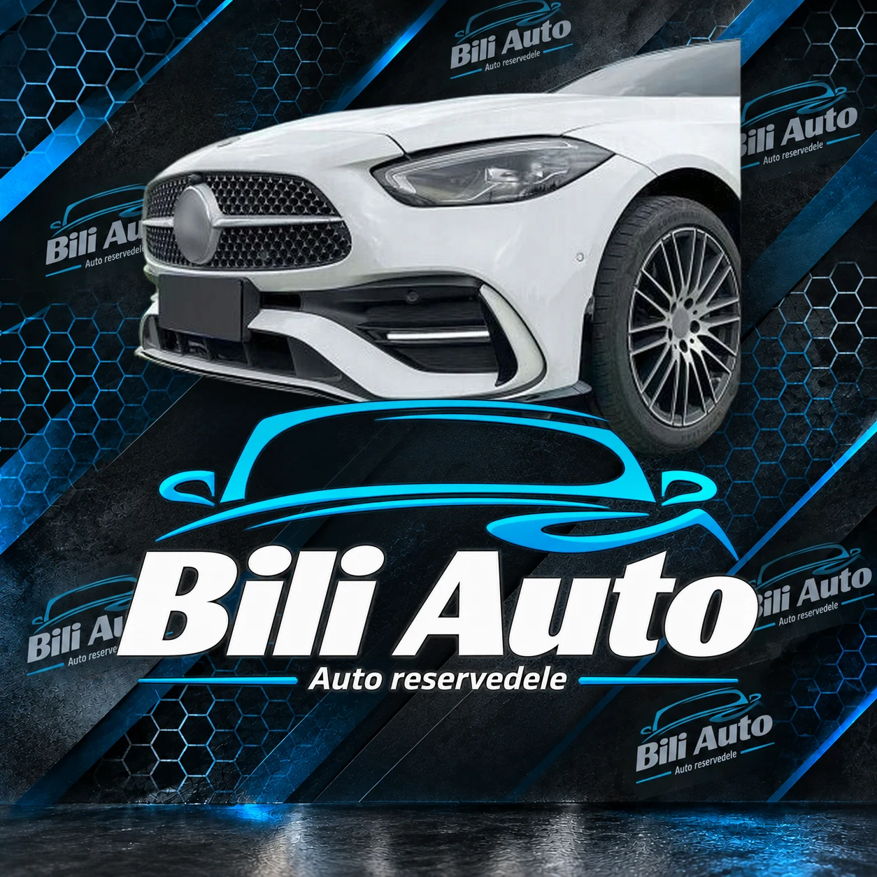 Frontsplitter Mercedes W206 S206 AMG Line - Billede 2