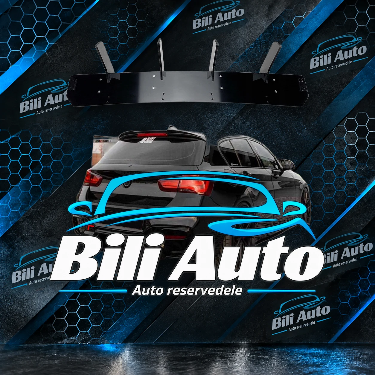 Diffuser BMW 1 F20 facelift M140i blank sort