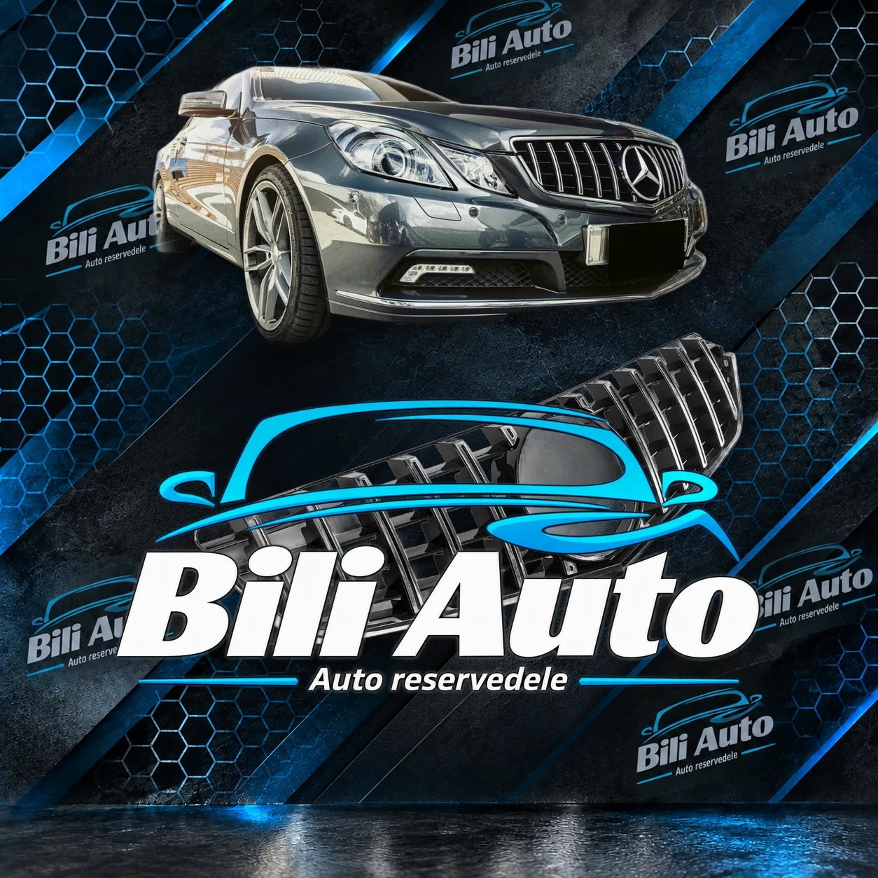 Grill Mercedes W207 C207 Coupe Panamericana AMG GT 2009-2013