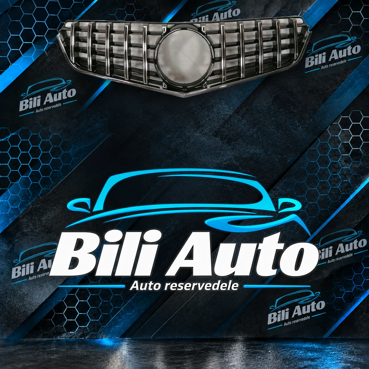 Grill Mercedes W207 C207 Coupe Panamericana AMG GT 2009-2013 - Billede 2