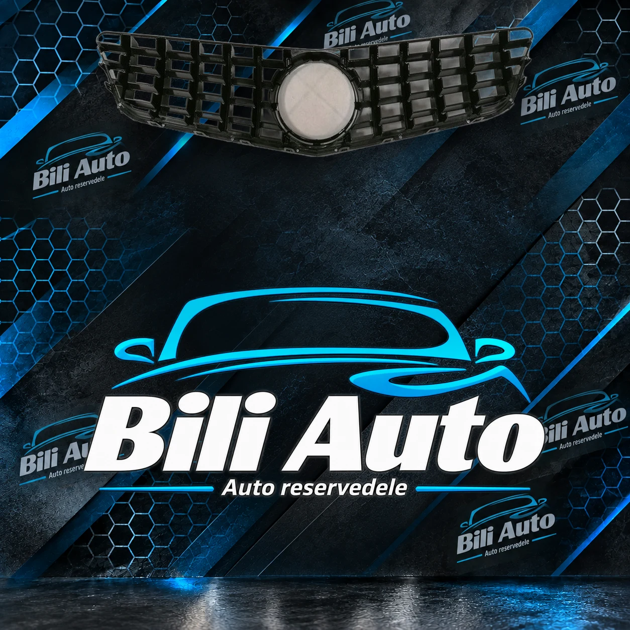 Grill Mercedes W207 C207 Coupe Panamericana AMG GT 2009-2013 - Billede 3