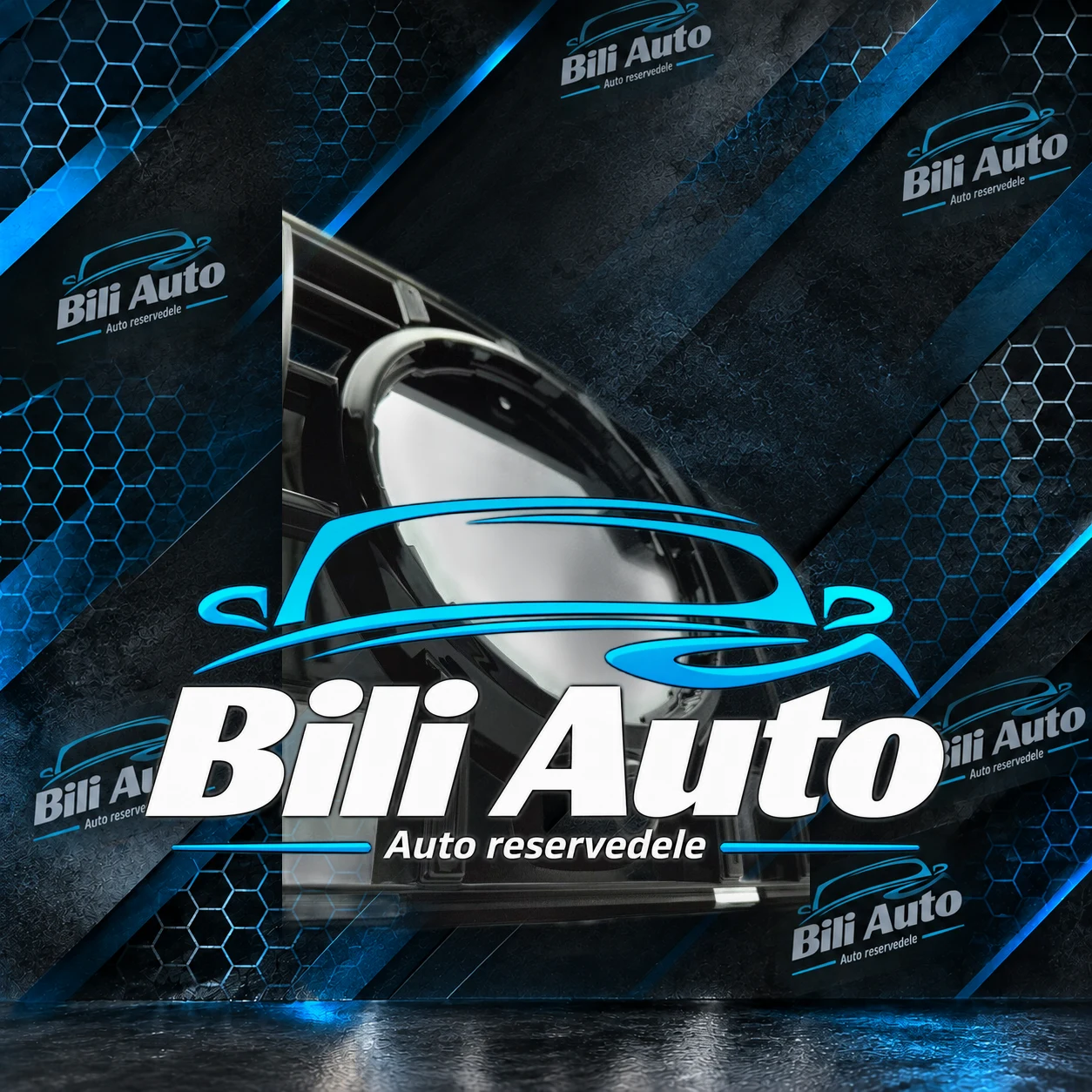 Grill Mercedes GLB X247 Panamericana AMG GT blank sort - Billede 3