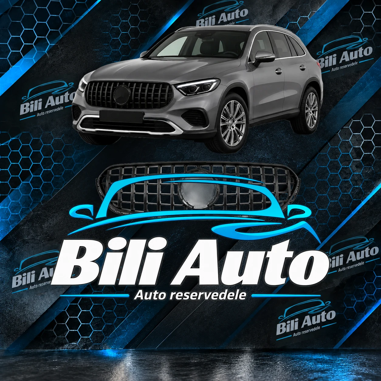 Grill Mercedes GLC X254 Panamericana AMG GT blank sort