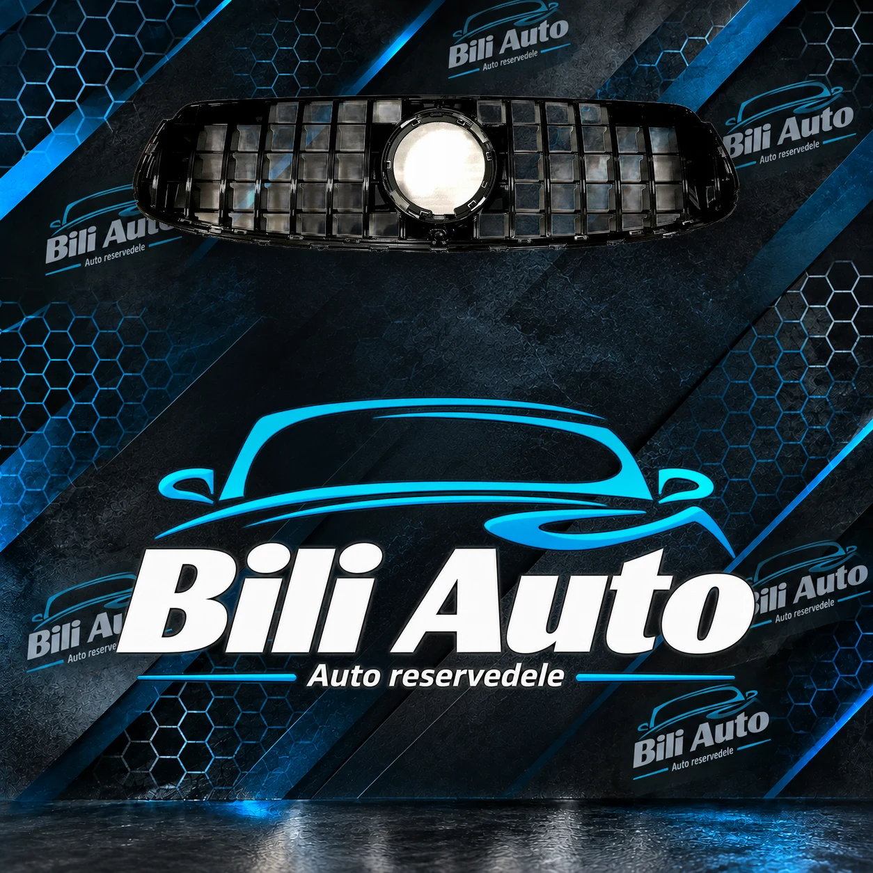 Grill Mercedes GLC W253 C253 X253 Panamericana AMG GT facelift 2019- - Billede 2