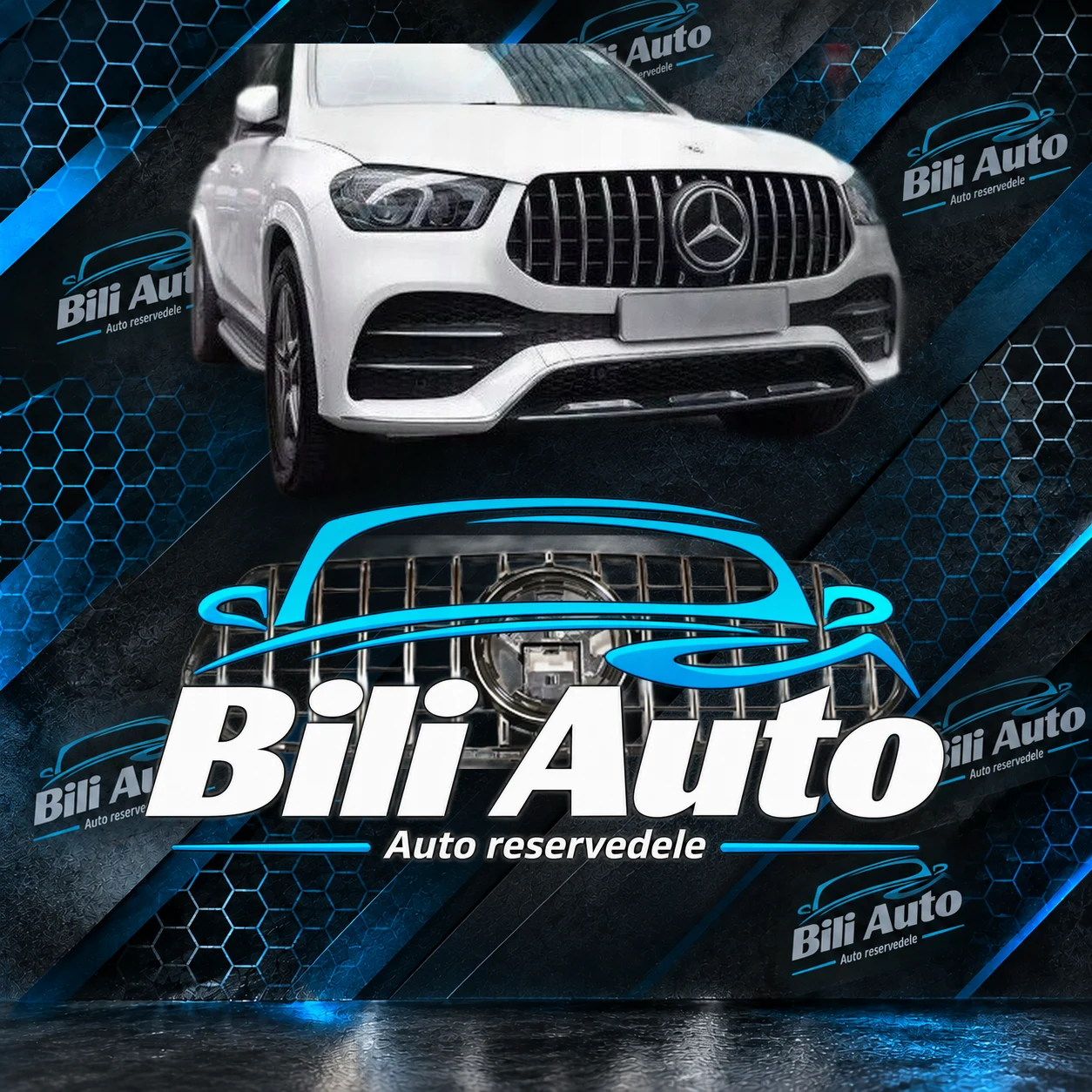 Grill Mercedes GLE W167 V167 C167 AMG GT Panamericana krom