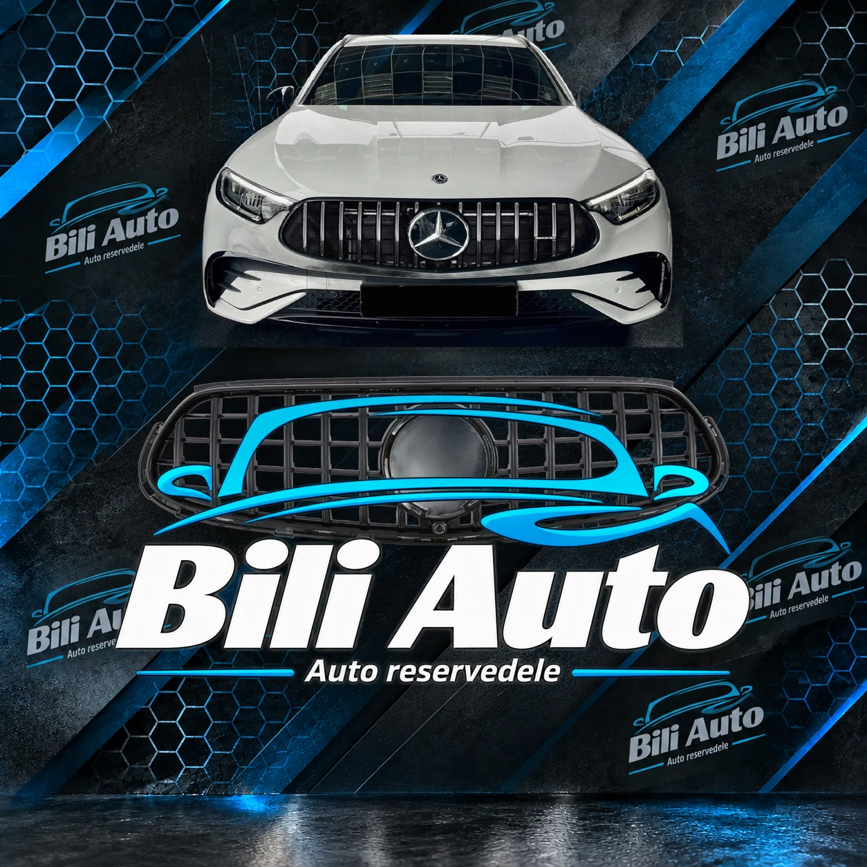 Grill Panamericana Mercedes GLC X254 C254 AMG Line