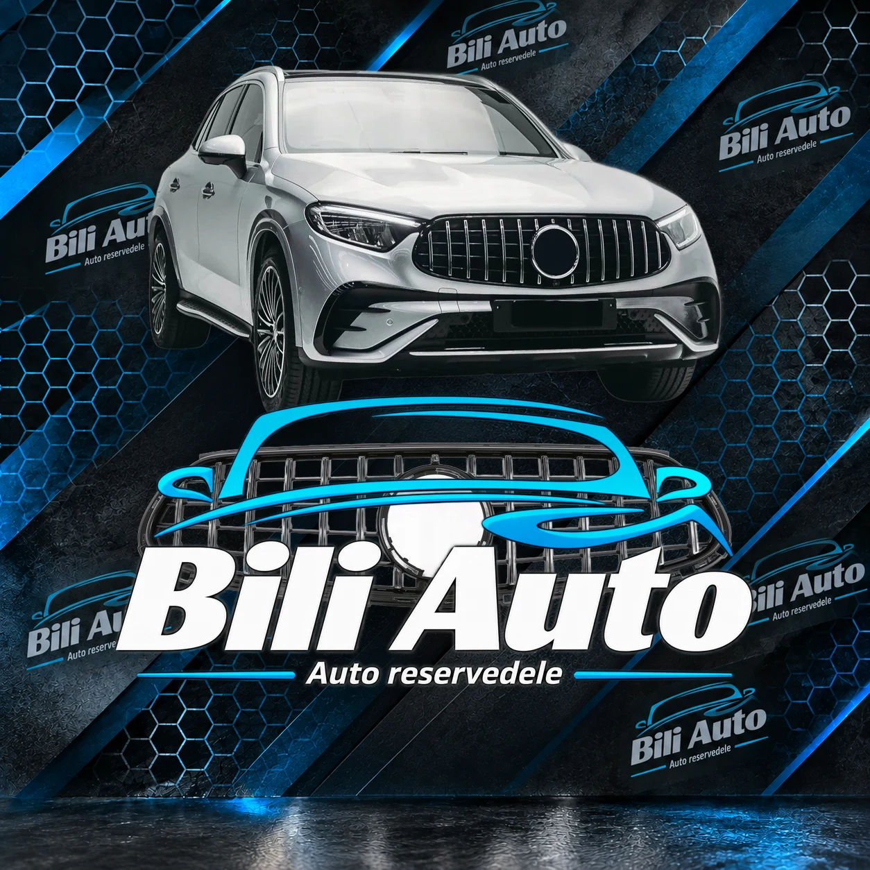 Grill Panamericana Mercedes GLC X254 C254 W254 AMG Line 2022+